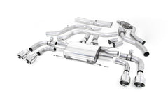 MillTek Alfa Romeo Giulia Quadrifoglio 2.9 V6 Bi-Turbo Cat-Back Exhaust (Non OPF/GPF Models)