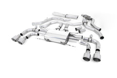 MillTek Alfa Romeo Giulia Quadrifoglio 2.9 V6 Bi-Turbo Cat-Back Exhaust (Non OPF/GPF Models)