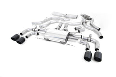 MillTek Alfa Romeo Giulia Quadrifoglio 2.9 V6 Bi-Turbo Cat-Back Exhaust (Non OPF/GPF Models)