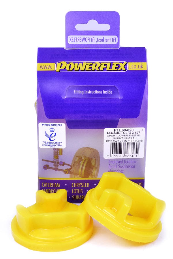 Powerflex Renault Lower Engine Mount Insert (Inc. Clio III Sport & Megane II RS) - ML Performance UK