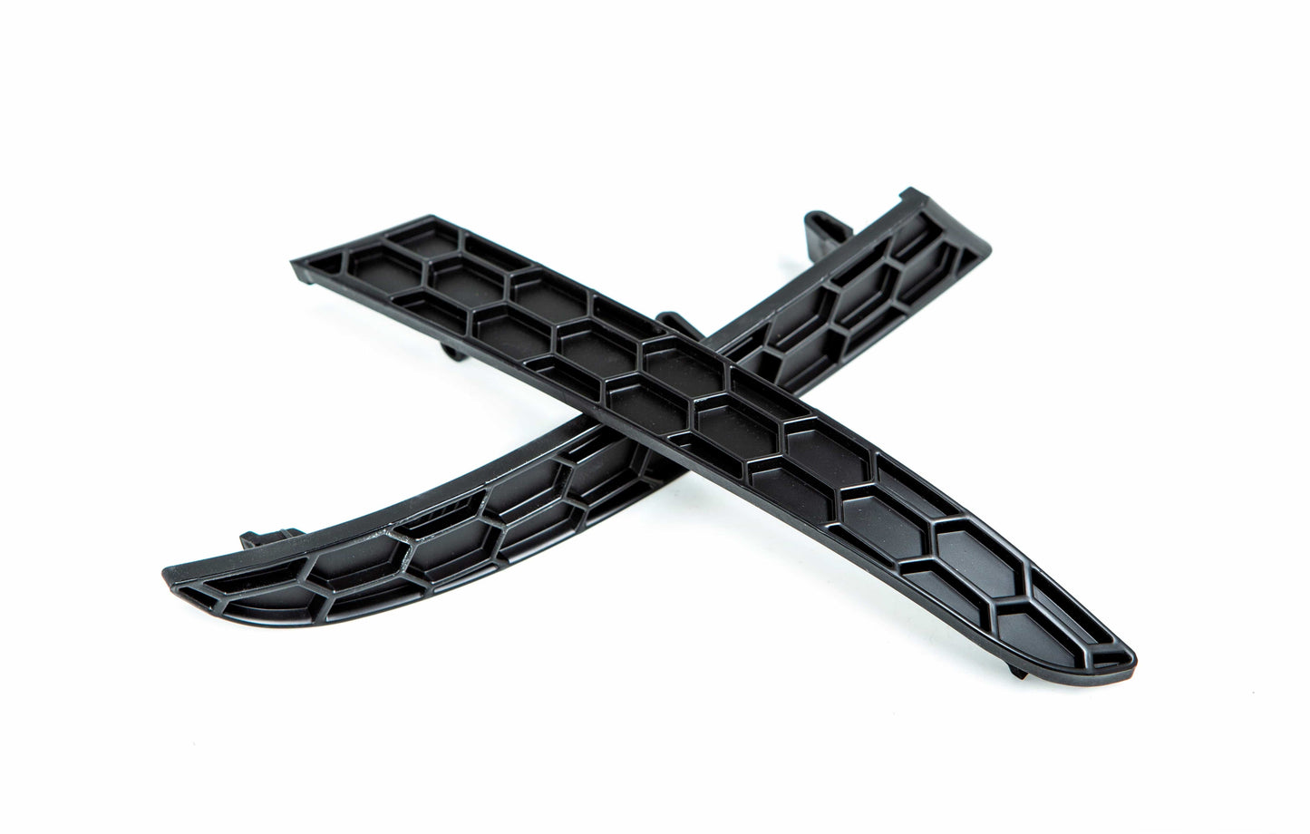 Acexxon R11-10-1 BMW Matte Black Rear Reflector Insert Set - Honeycomb