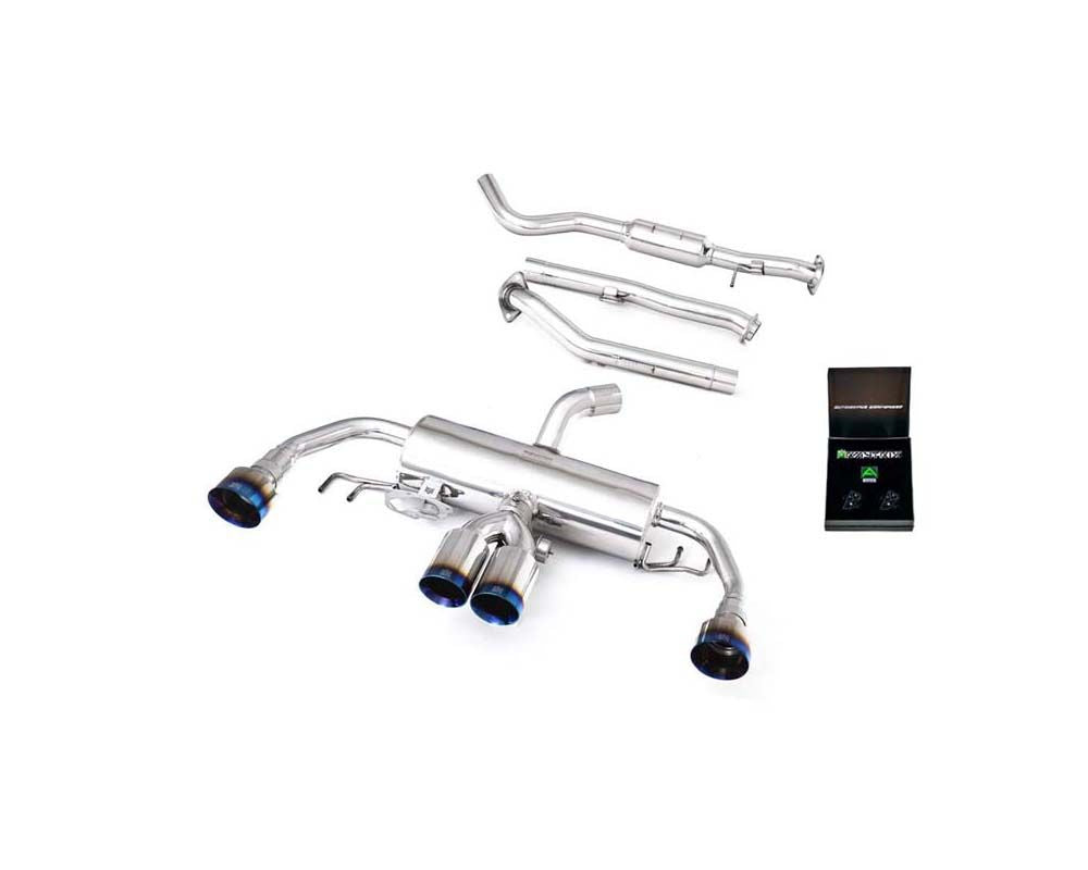 Armytrix Valvetronic Exhaust System Toyota GR Corolla 1.6L 2023+ with Blue Coated Tips