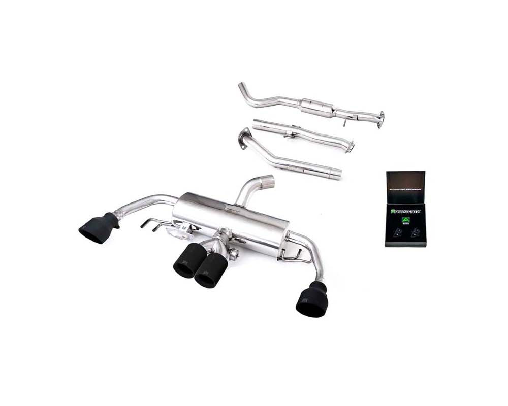 Armytrix Valvetronic Exhaust System Toyota GR Corolla 1.6L 2023+ with Matte Black Tips