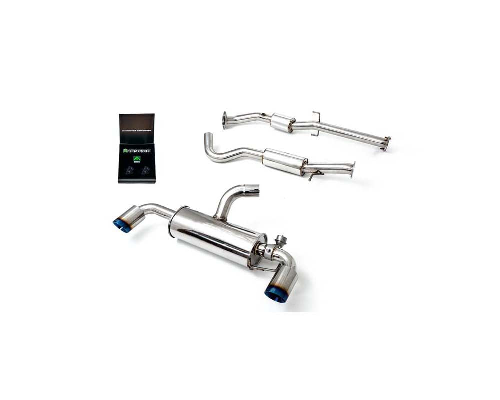 Armytrix Valvetronic Exhaust System Toyota Yaris GR 2020+ with Blue Coated Tips