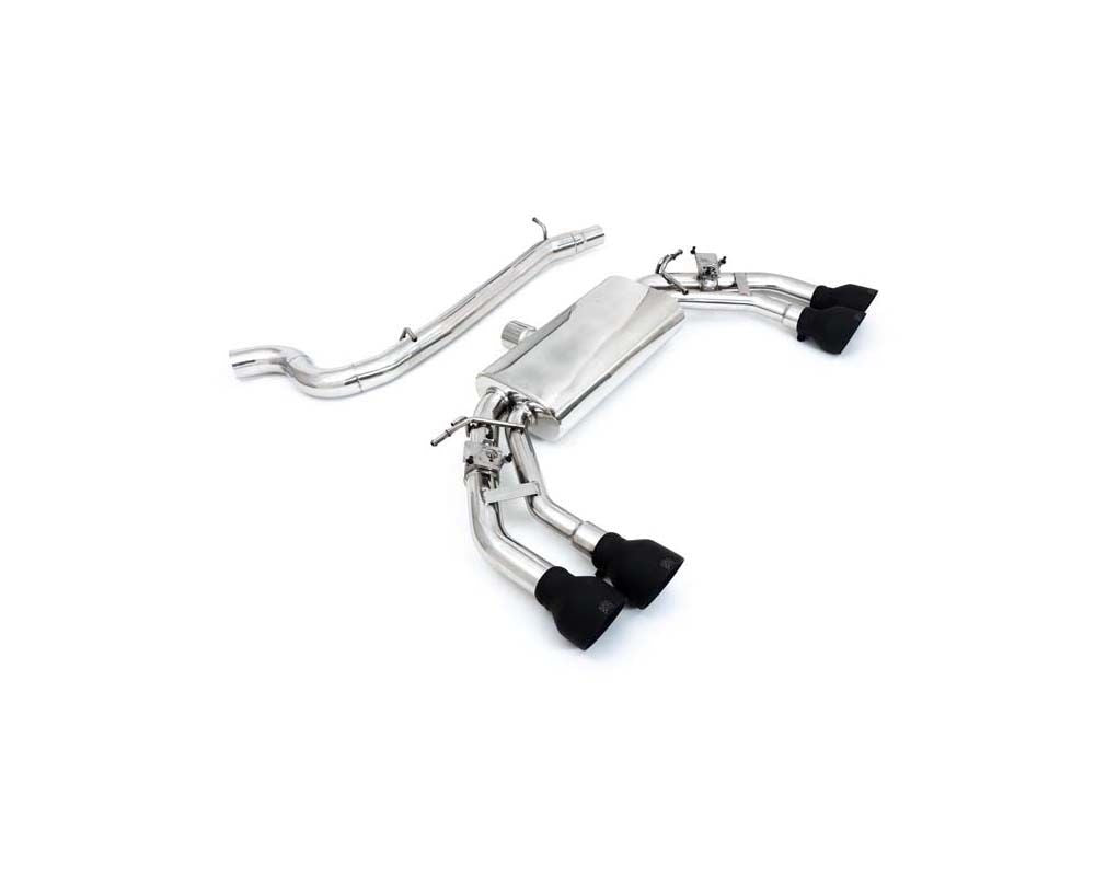Armytrix Stainless Steel Valvetronic Exhaust System Volkswagen T-Roc R 2.0 L TSI 2020+ with Matte Black Tips
