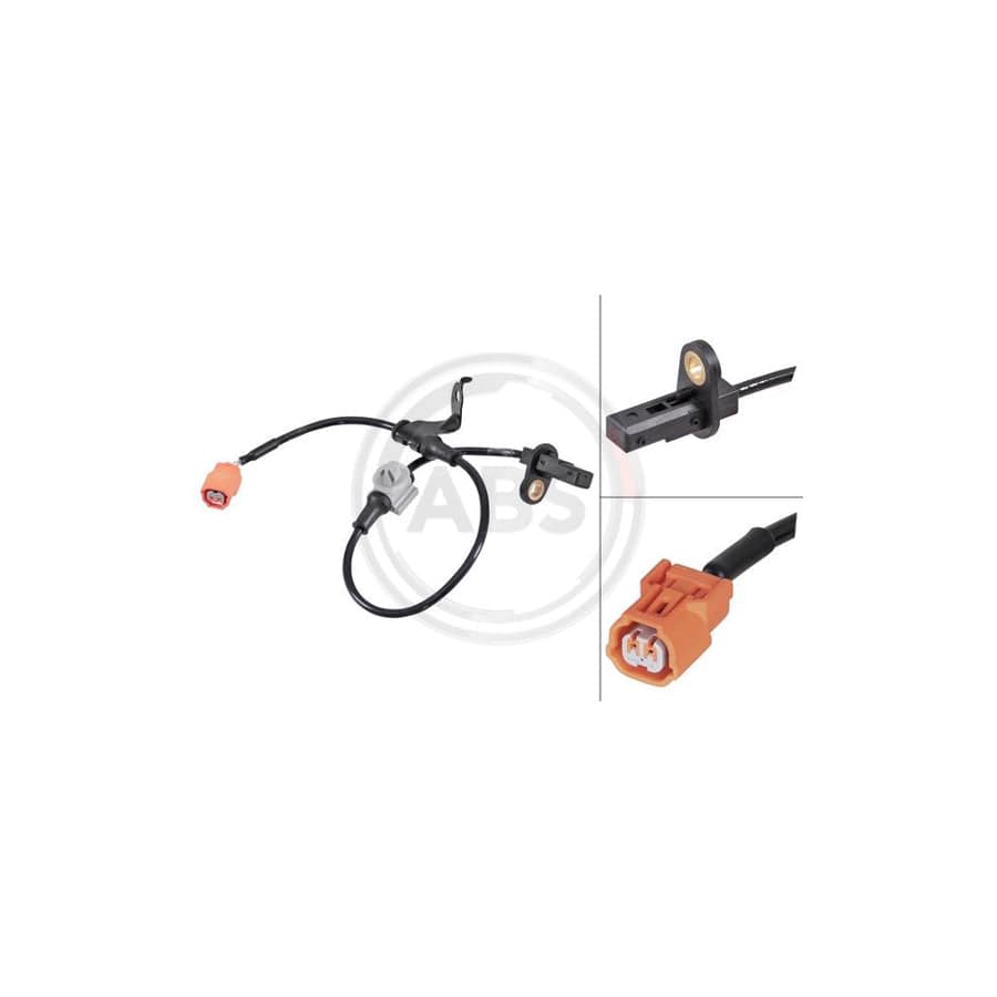 A.B.S. 31659 ABS Sensor for HONDA Accord VII Saloon (CL, CN)