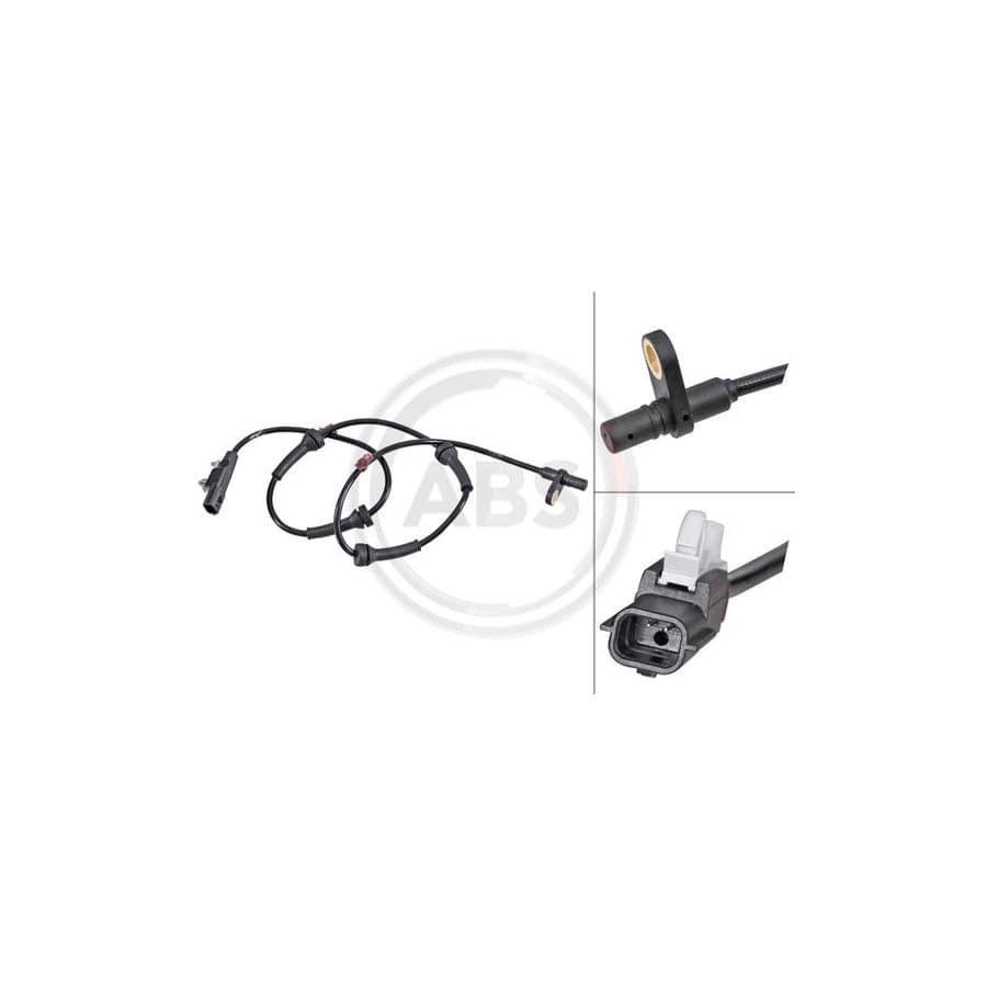 A.B.S. 31698 ABS Sensor for NISSAN Qashqai II (J11)