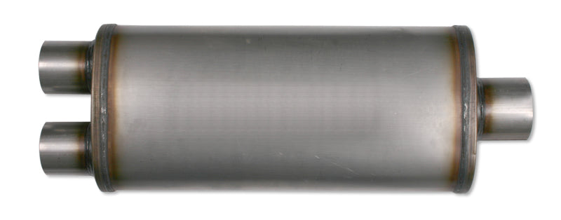 Diamond Eye Performance Diamond Eye Muffler 3-1/2in DL IN/SGL OUT 22in BODY 28in OVERALL OVAL