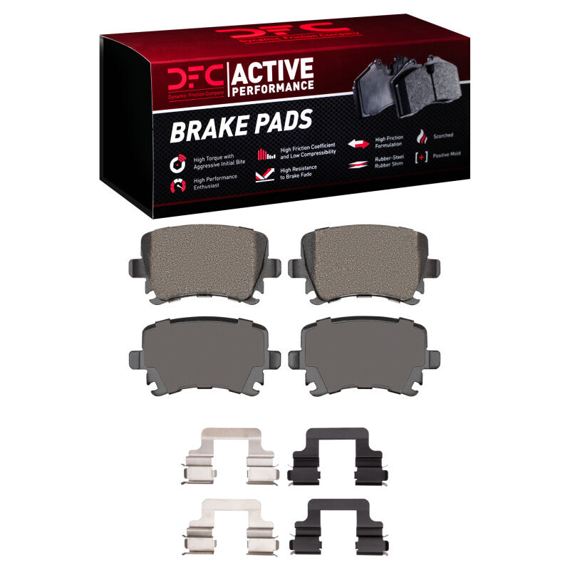 DFC 06-21 Audi TT Quattro Rear Active Performance Pads and Hardware Kit
