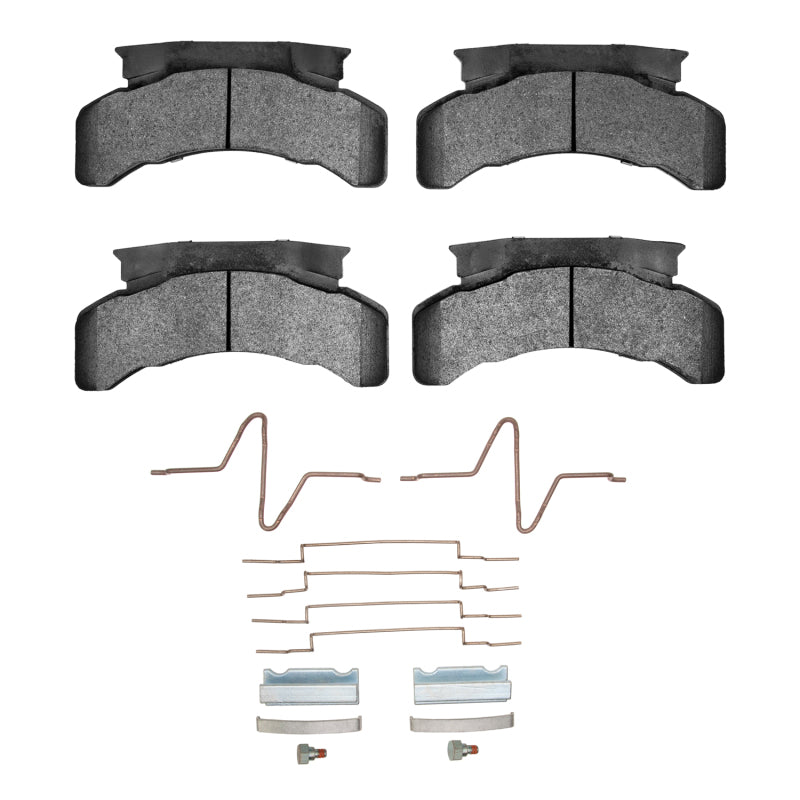 DFC 83-12 Beaver Motorcoach Monterey Rear/Front 4000 HybriDynamic Brake Pads and Hardware Kit