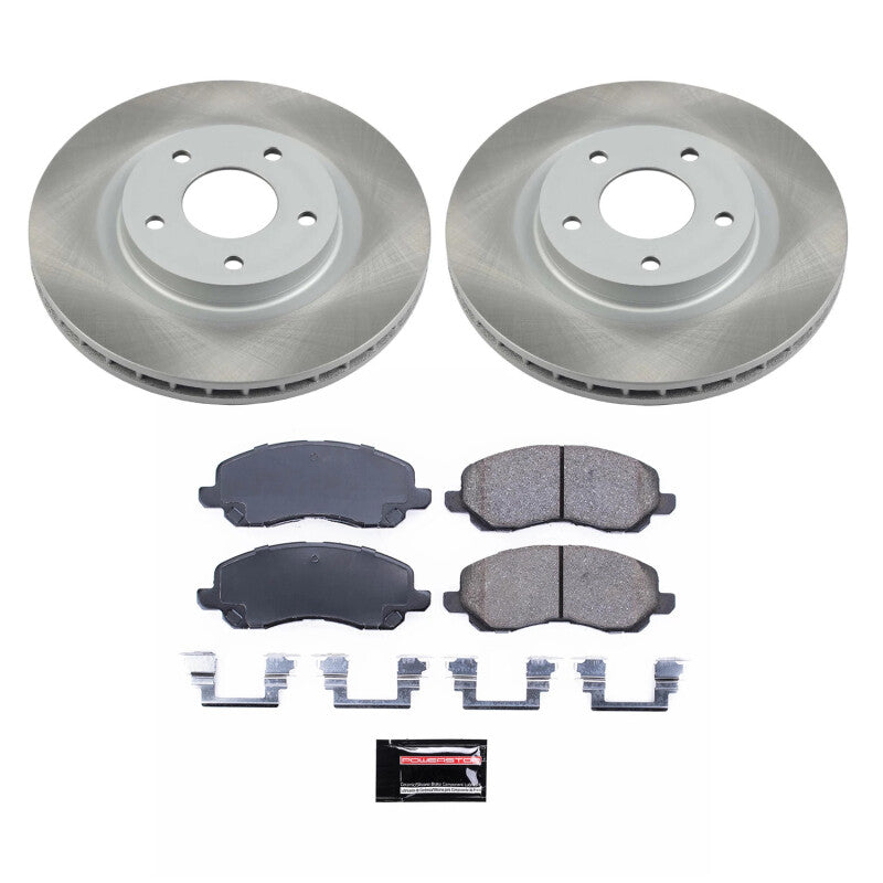 PowerStop Power Stop 11-20 Mitsubishi Outlander Sport Front Semi-Coated Rotor Kit