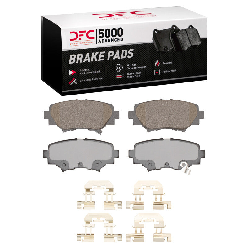 DFC 14-18 Mazda 3 Rear 5000 Advanced Ceramic Brake Pads and Hardware Kit