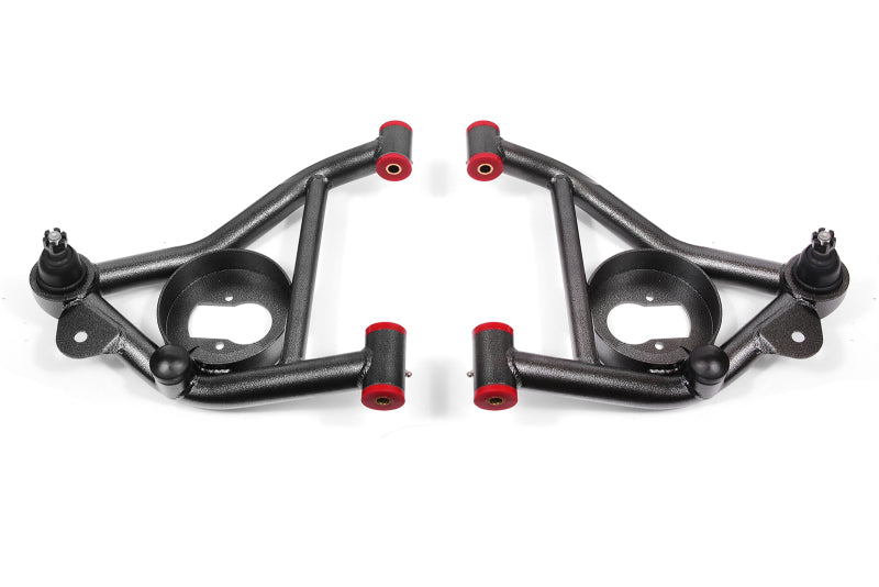 BMR Suspension BMR 82-92 Chevy Camaro / 82-92 Firebird Non-Adj. Lower A-Arms (Polyurethane) - Black Hammertone