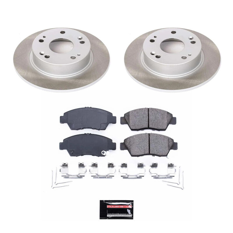 PowerStop Power Stop 06-11 Honda Civic Front Semi-Coated Rotor Kit