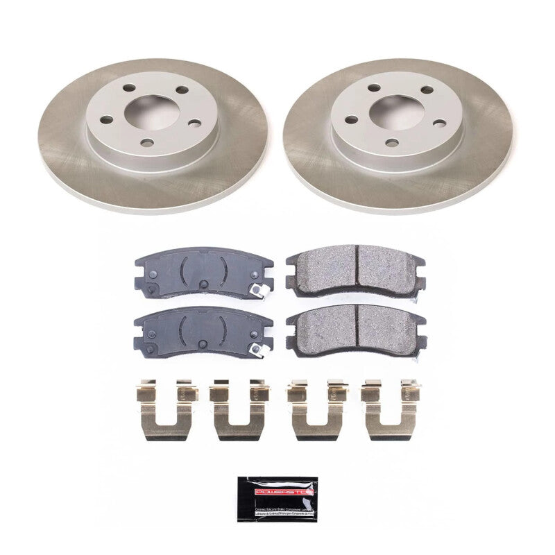 PowerStop Power Stop 04-05 Pontiac Bonneville Rear Semi-Coated Rotor Kit