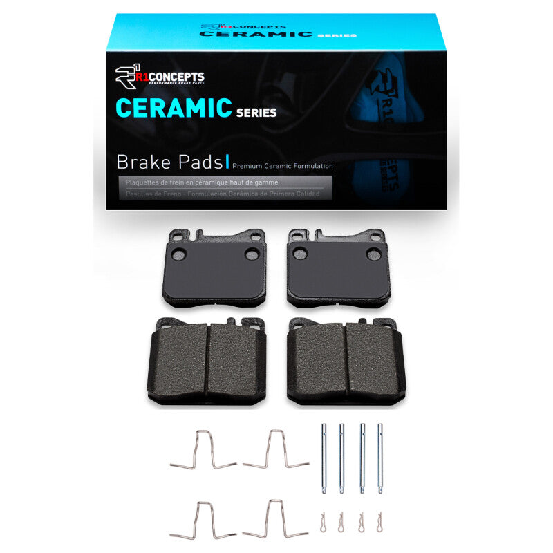 R1 Concepts R1 1979-1985 Mercedes-Benz 280CE Front R1 Ceramic Pads & Hardware Kit