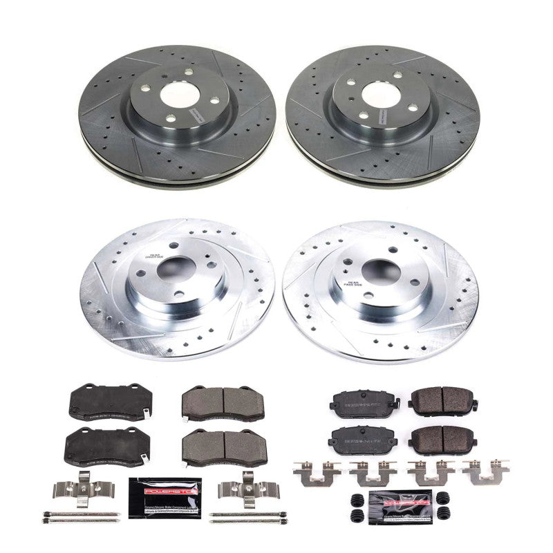 PowerStop Power Stop 16-22 Mazda MX-5 Miata Front & Rear Z23 Evolution Brake Kit