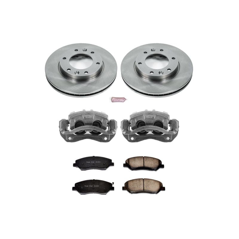PowerStop Power Stop 07-08 Hyundai Entourage Front Autospecialty Brake Kit w/Calipers