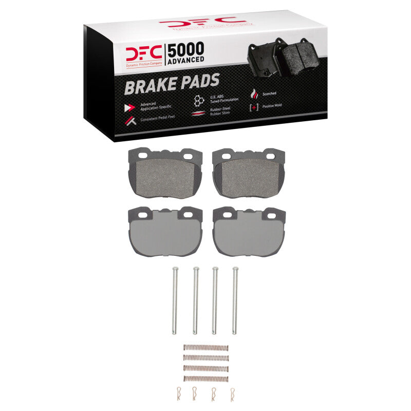 DFC 94-99 Land Rover Discovery Front 5000 Advanced Low Metallic Brake Pads and Hardware Kit