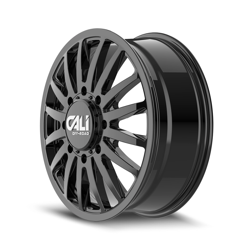 Cali Off-Road 9110D Summit Dually 20x8.25 / 8x200 BP / 115mm Offset / 142mm Hub Gloss Black Wheel