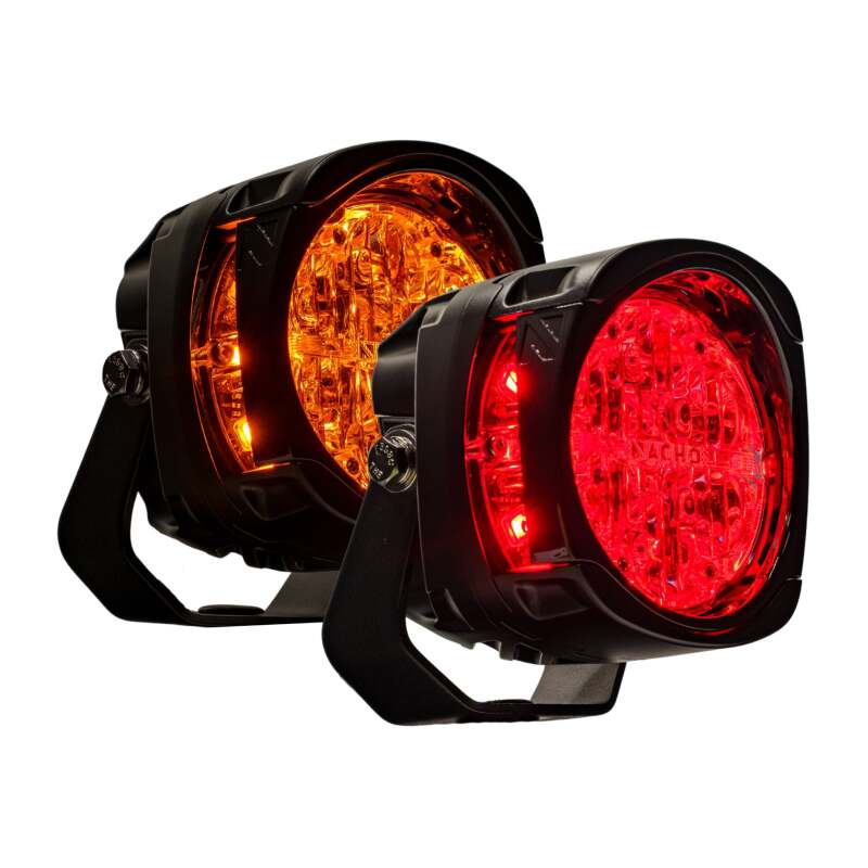Nacho Offroad Technology Nacho Lighting Quatro Chase - Amber/Red (Pair)