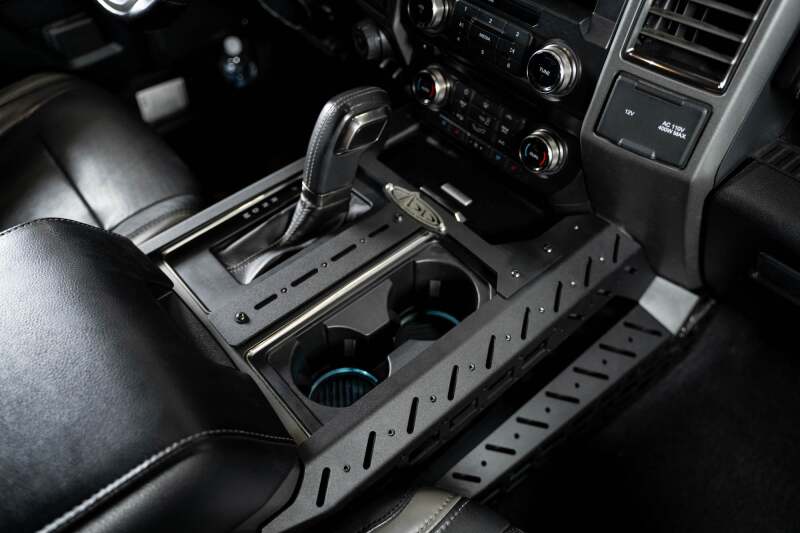 Addictive Desert Designs15-20 Ford F-150 / 17-20 Ford Raptor Center Console Molle Panels - Bridge