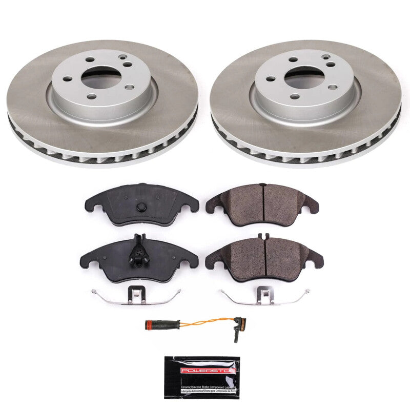 PowerStop Power Stop 2016 Mercedes-Benz SLK300 Front Semi-Coated Rotor Kit