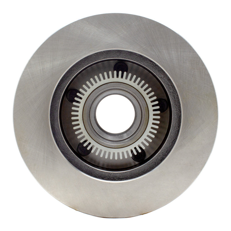 R1 Concepts R1 94-95 Ford BRONCO Front Left Drilled & Slotted Silver Brake Rotor
