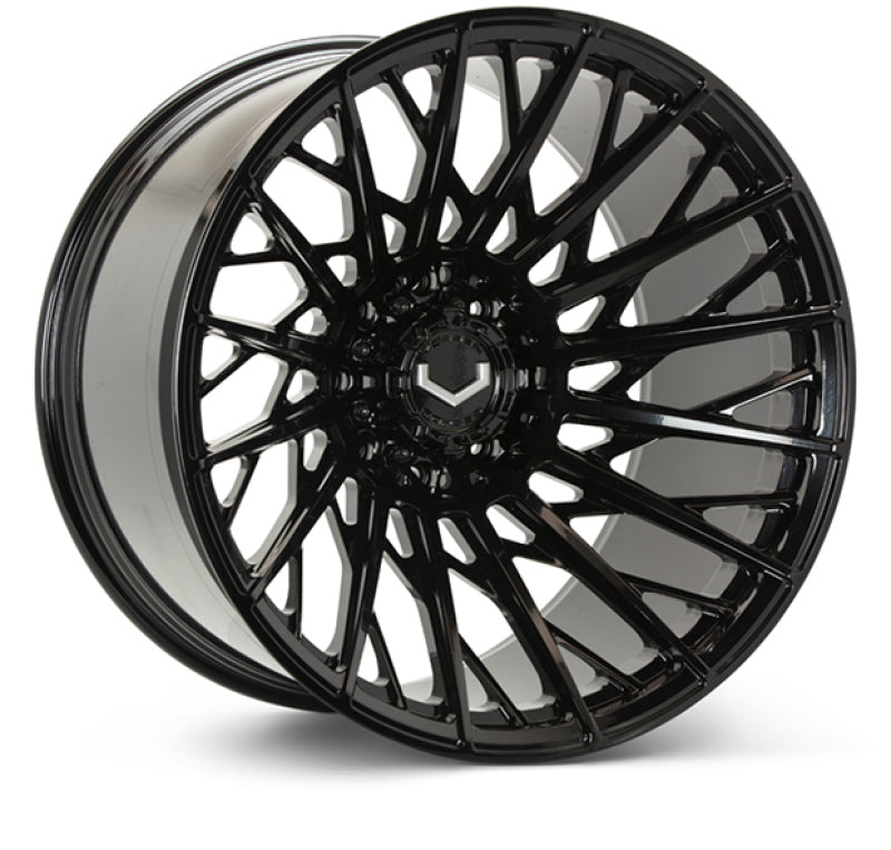 Vossen VFX-02T 20x10 - 8x180 - ET18 - Super Deep - 124.3 - Gloss Black Wheel