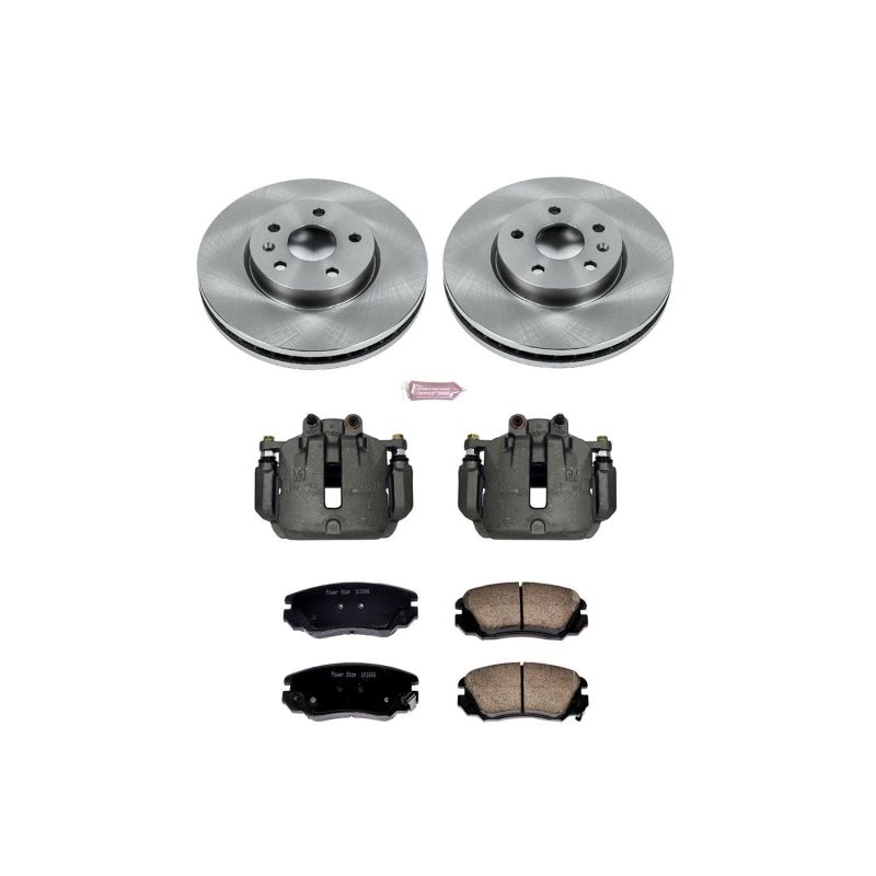 PowerStop Power Stop 10-11 Saab 9-5 Front Autospecialty Kit w/Cals