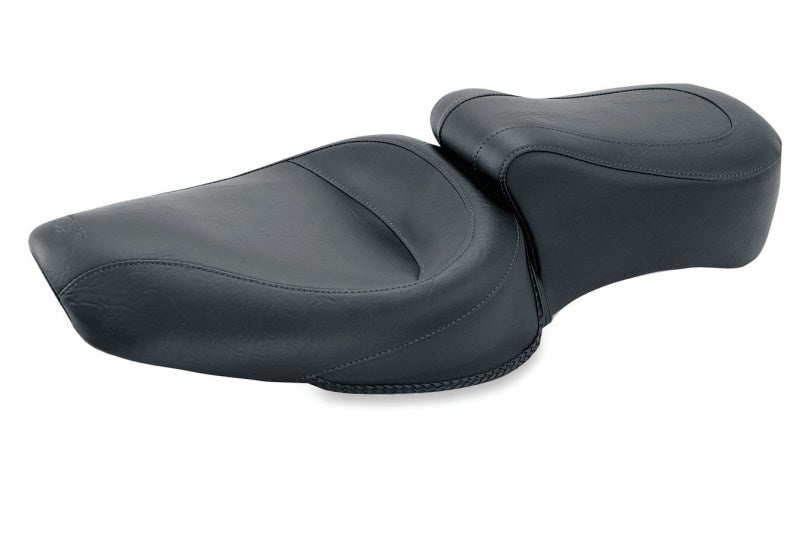 Mustang Motorcycle Mustang 06-17 Harley Dyna Standard Touring 1PC Seat - Black