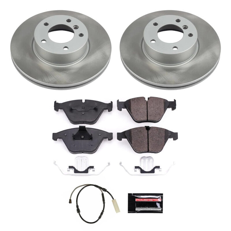 PowerStop Power Stop 13-15 BMW X1 Front Semi-Coated Rotor Kit