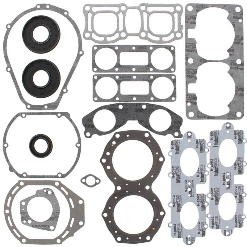 Vertex Pistons Vertex Gaskets 96-97 Yamaha 760 Wave Blaster II Complete Gasket Kit w/ Oil Seals