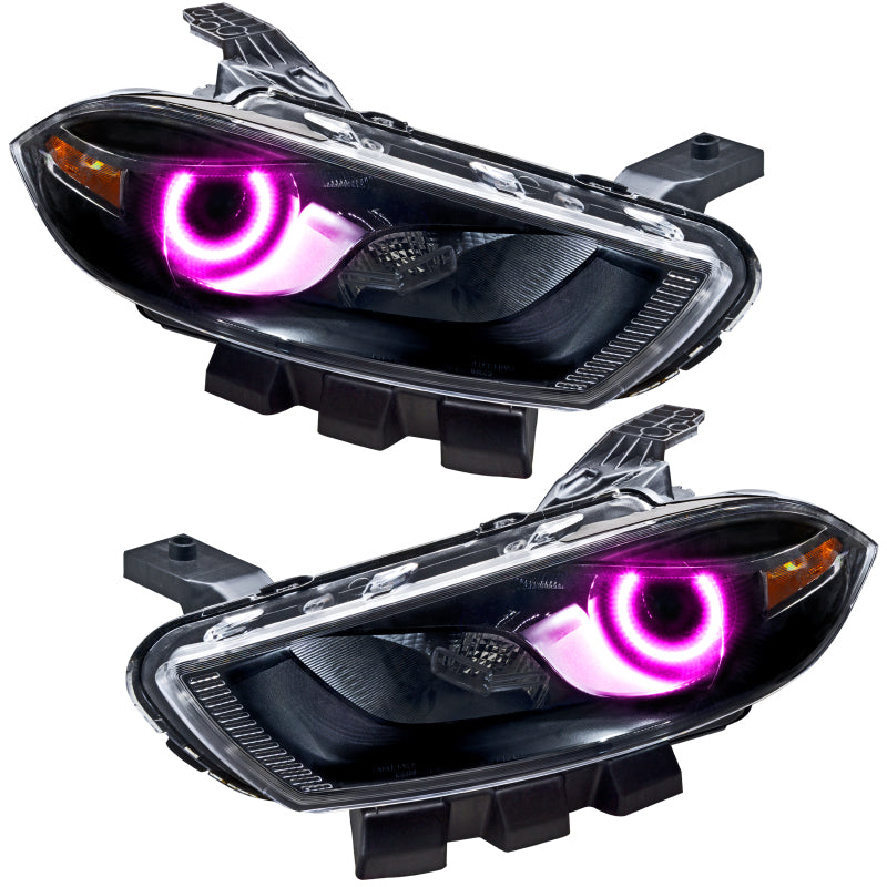 ORACLE Lighting Oracle Dodge Dart 13-16 Halo Kit - ColorSHIFT w/ BC1 Controller
