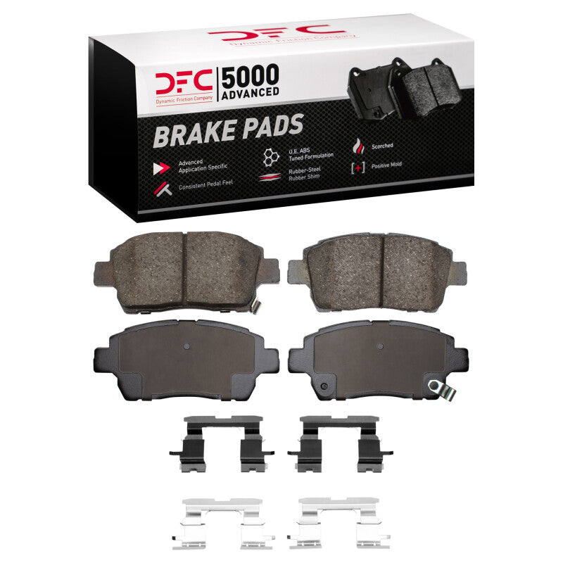 DFC 04-09 Scion XA Front 5000 Advanced Ceramic Brake Pads and Hardware Kit