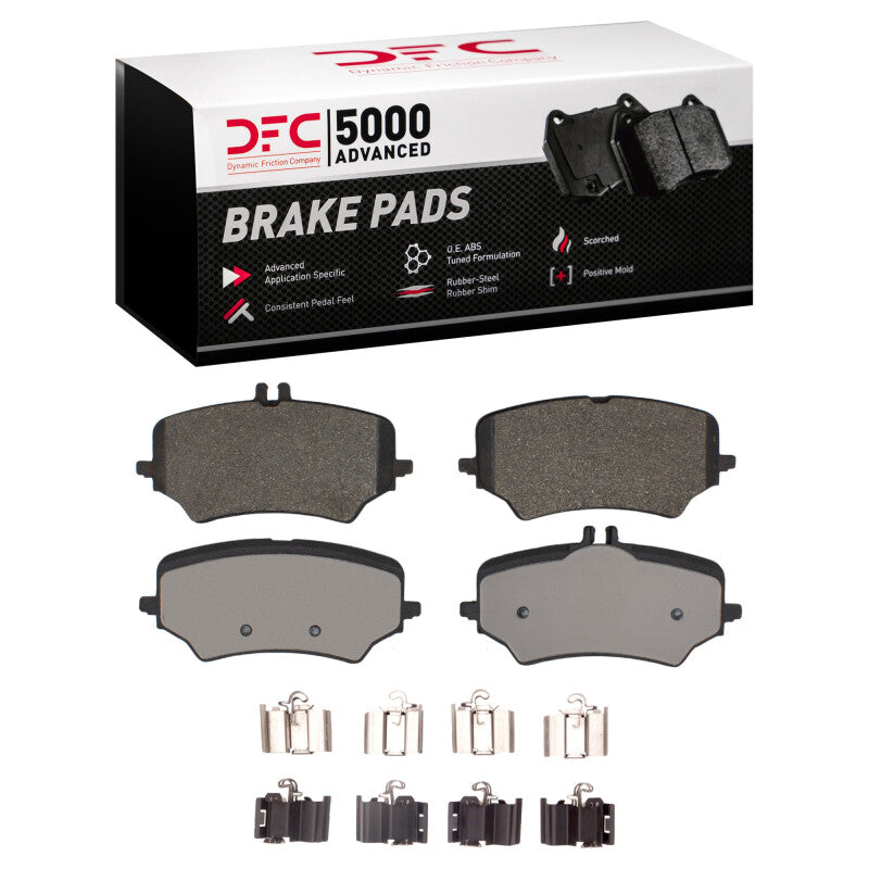 DFC 22-25 Mercedes-Benz AMG EQS Rear 5000 Advanced Low Metallic Brake Pads and Hardware Kit