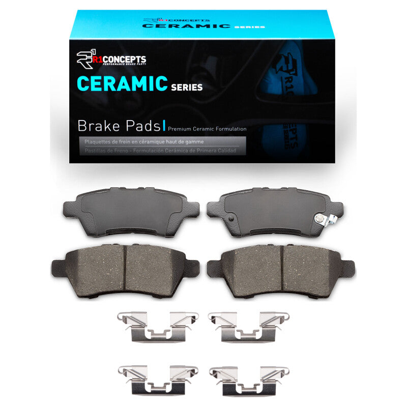R1 Concepts R1 2005-2012 Nissan Pathfinder Rear R1 Ceramic Pads & Hardware Kit