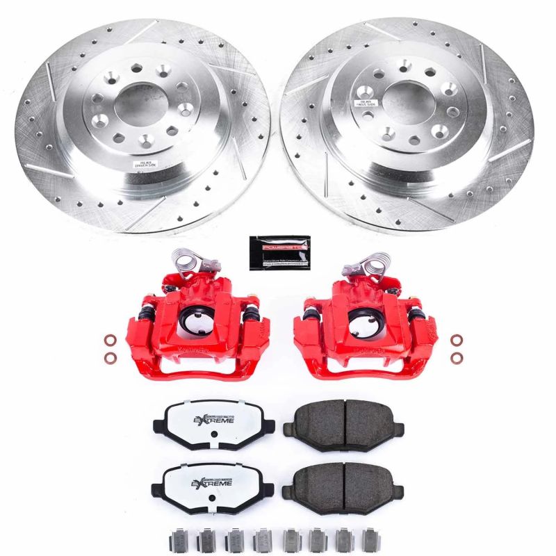 PowerStop Power Stop 2009 Ford Flex Rear Z36 Truck & Tow Brake Kit w/Calipers