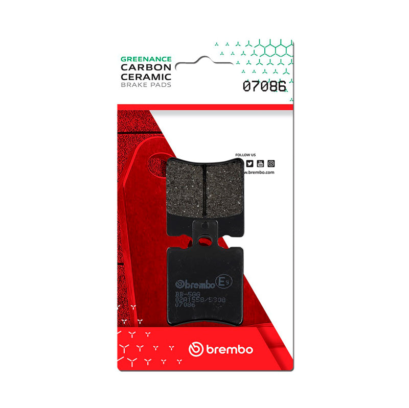 Brembo Powersports Brembo Suzuki Ay/Yamaha Aerox/Yamaha Breeze/Yamaha Zest Carbon Ceramic Brake Pad - Front