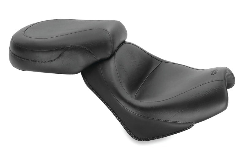 Mustang Motorcycle Mustang 02-08 Honda VTX1800 Retro, S & T Honda Wide Touring 2PC Seat - Black