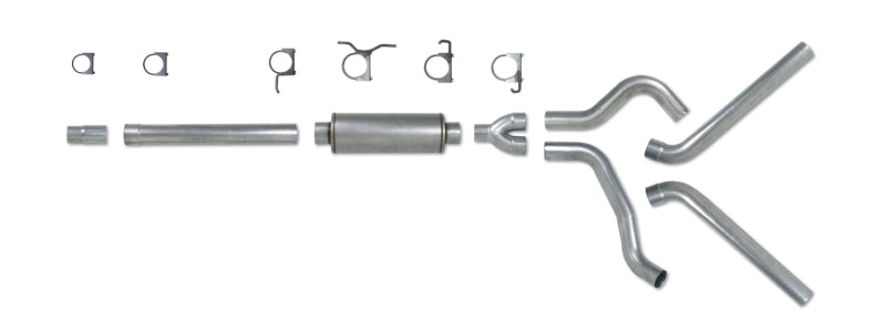 Diamond Eye Performance Diamond Eye KIT 4in Catback DUAL SS: 94-97 FORD 7.3L F250/F350 PWRSTROKE