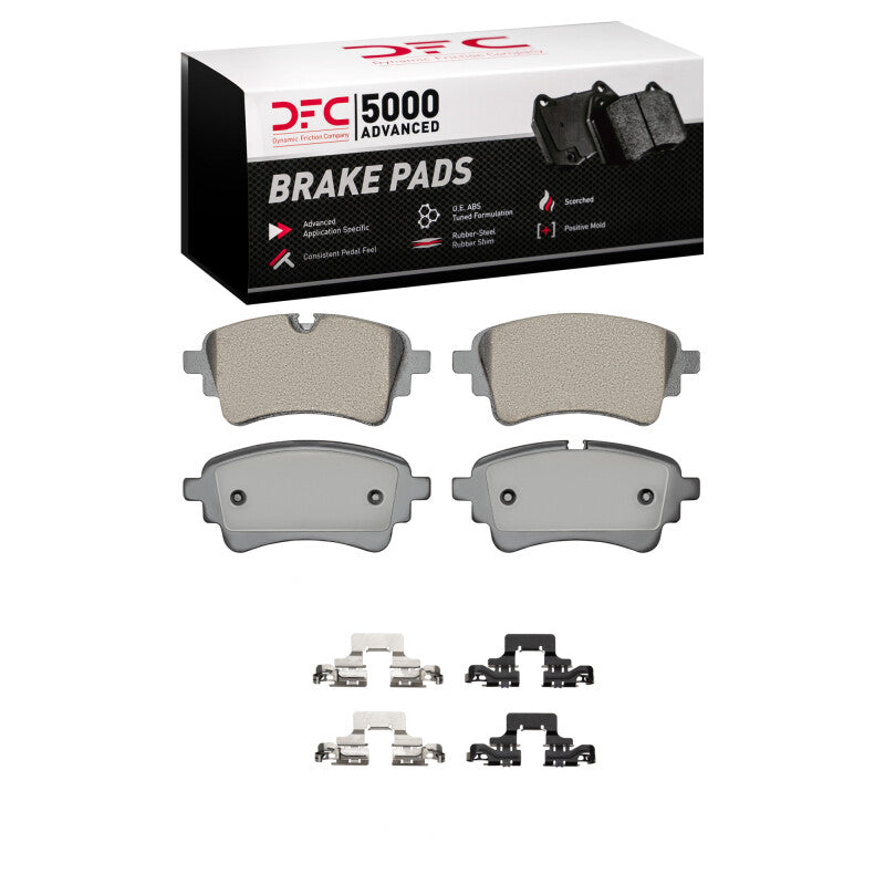 DFC 20-25 Audi A5 Sportback Rear 5000 Advanced Ceramic Brake Pads and Hardware Kit