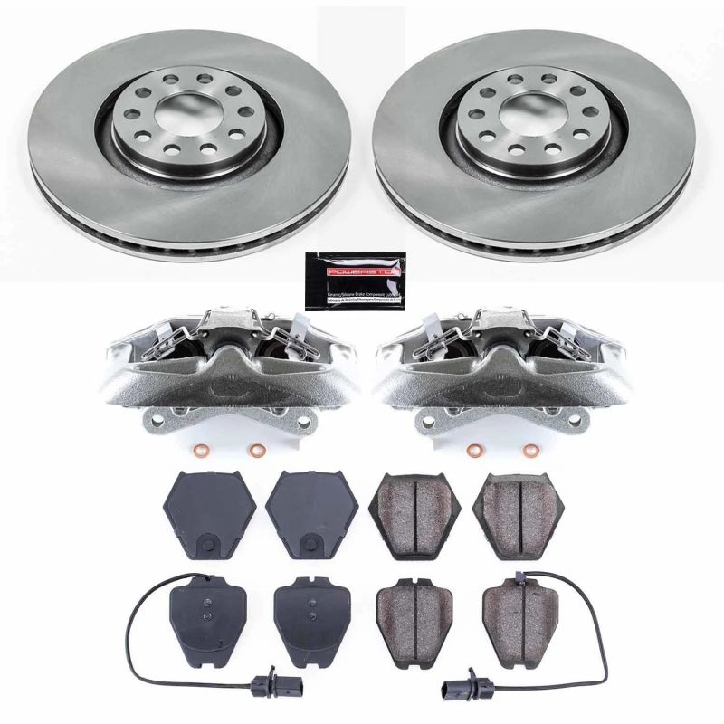 PowerStop Power Stop 00-02 Audi S4 Front Autospecialty Kit w/Cals