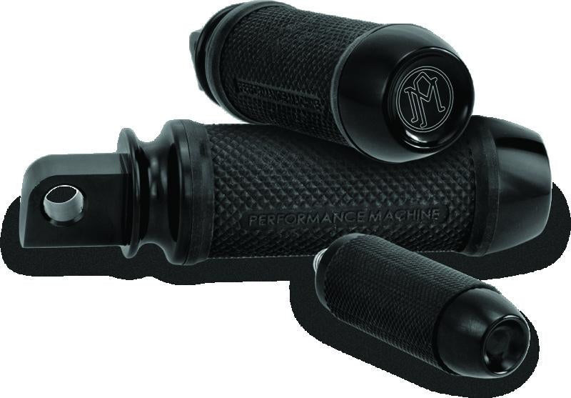 Performance Machine Footpegs Elite - Black Ano