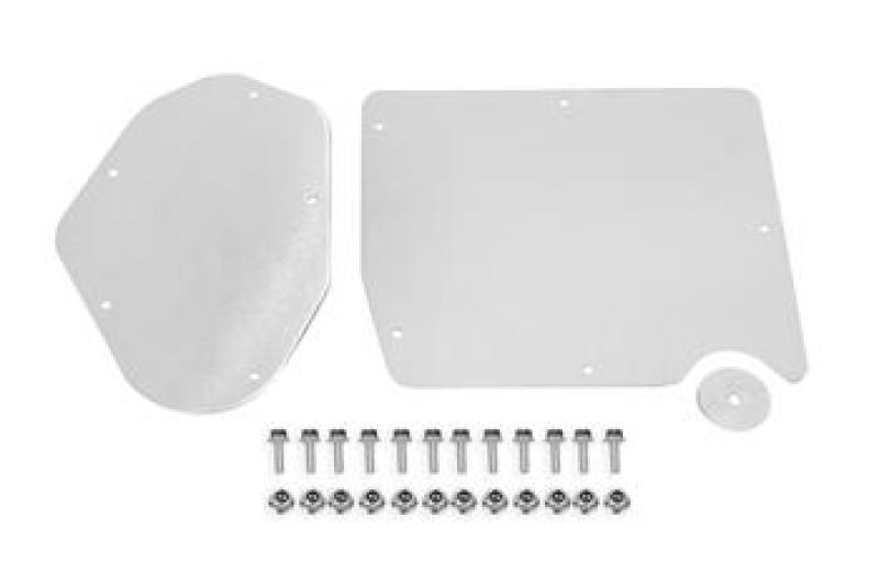 BMR Suspension BMR 15-20 Ford Mustang A/C & Heater Delete Panel (Aluminum) - Bare
