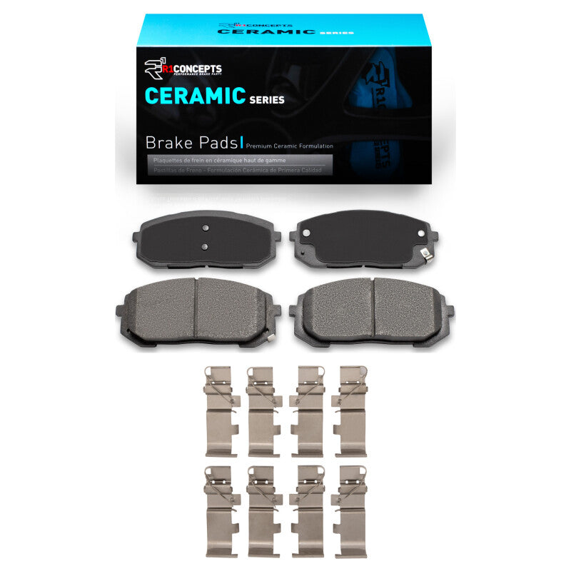 R1 Concepts R1 20-25 Hyundai Sonata Front Ceramic Pads & Hardware Kit