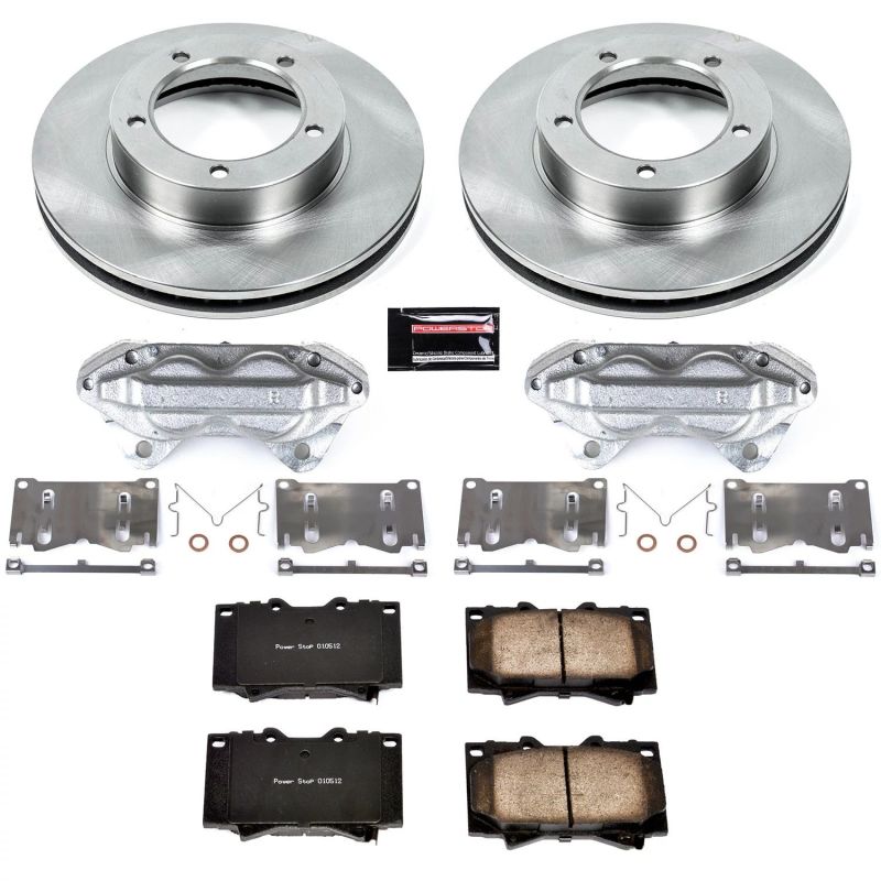PowerStop Power Stop 98-02 Toyota Land Cruiser Front Autospecialty Kit w/Cals