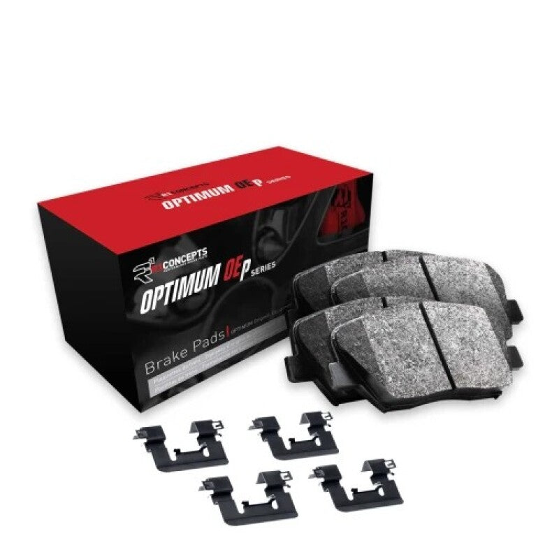 R1 Concepts R1 13-18 Porsche Macan Rear Optimum OE Brake Pads and Hardware Kit