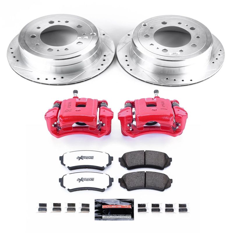 PowerStop Power Stop 98-07 Toyota Land Cruiser Rear Z36 Truck&Tow Kit w/Cals