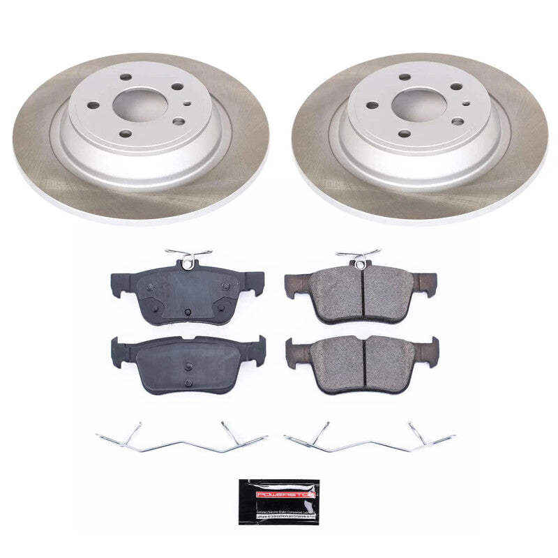 PowerStop Power Stop 13-16 Lincoln MKZ Rear Semi-Coated Rotor Kit